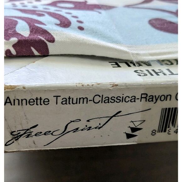 Annette Tatum Classica Challis Scroll Peacock RAYON Fabric By 1 Yard Sew Sewing - Picture 4 of 7